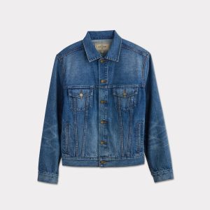 Earl Denim Trucker Jacket :: Saddleback Blue