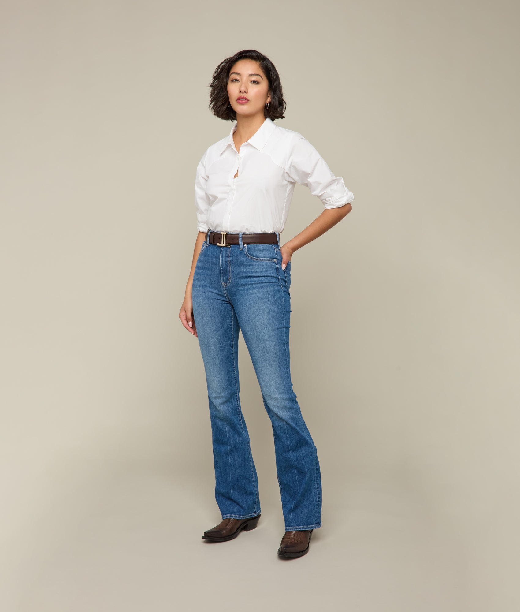 Liberty Mid-Rise Bootcut Jean :: Rustic - Image 5