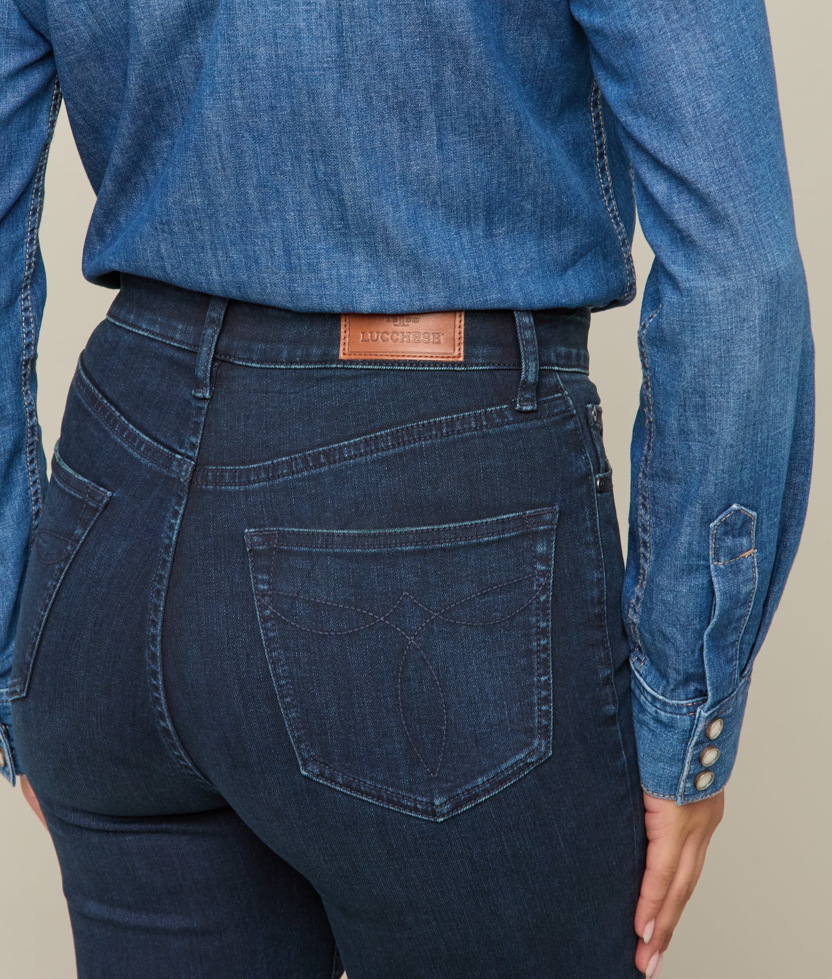Hadley High-Waist Flare Jean :: Blue Northern - Image 6