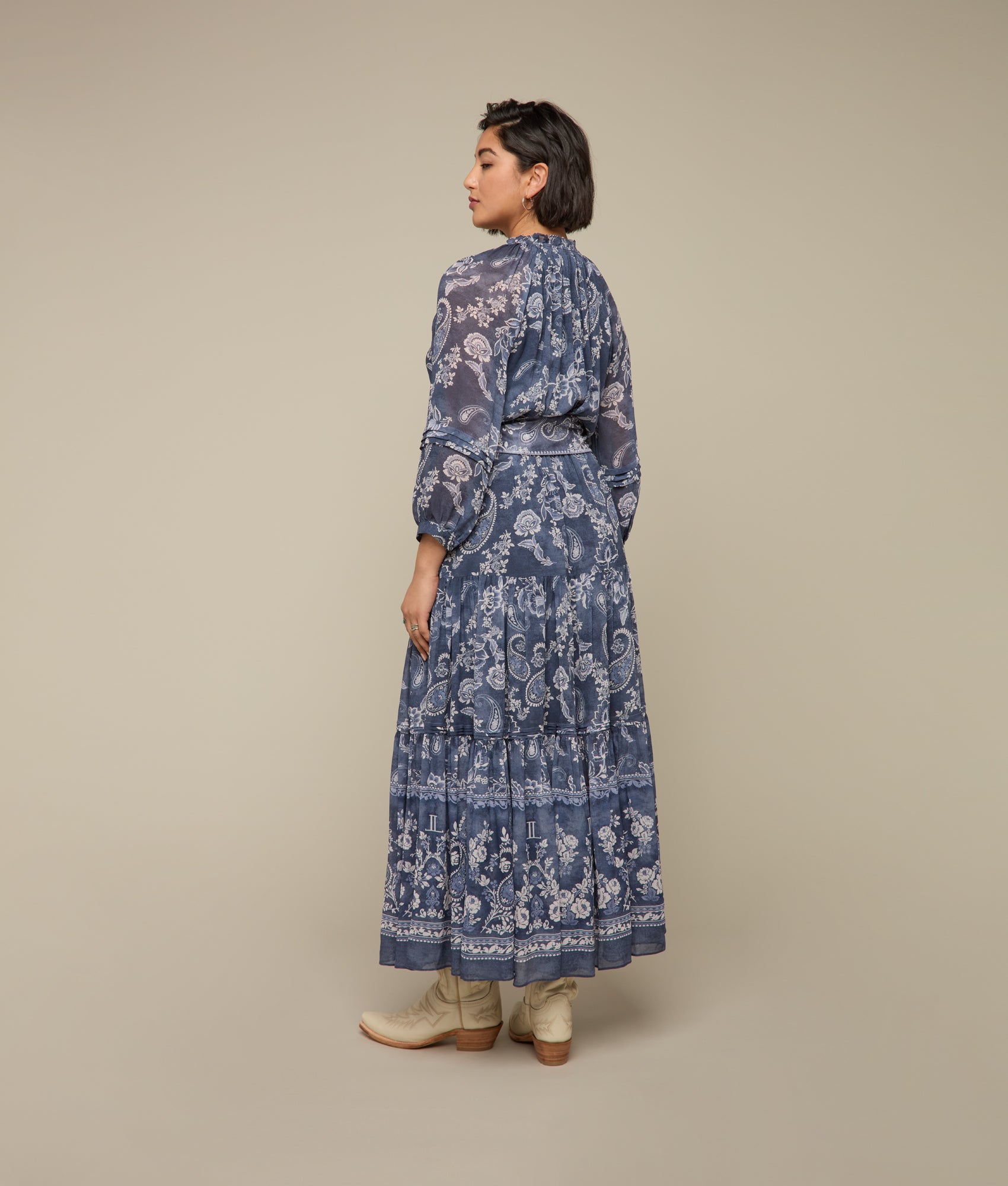 Iris Dress :: Blue Multi - Image 8