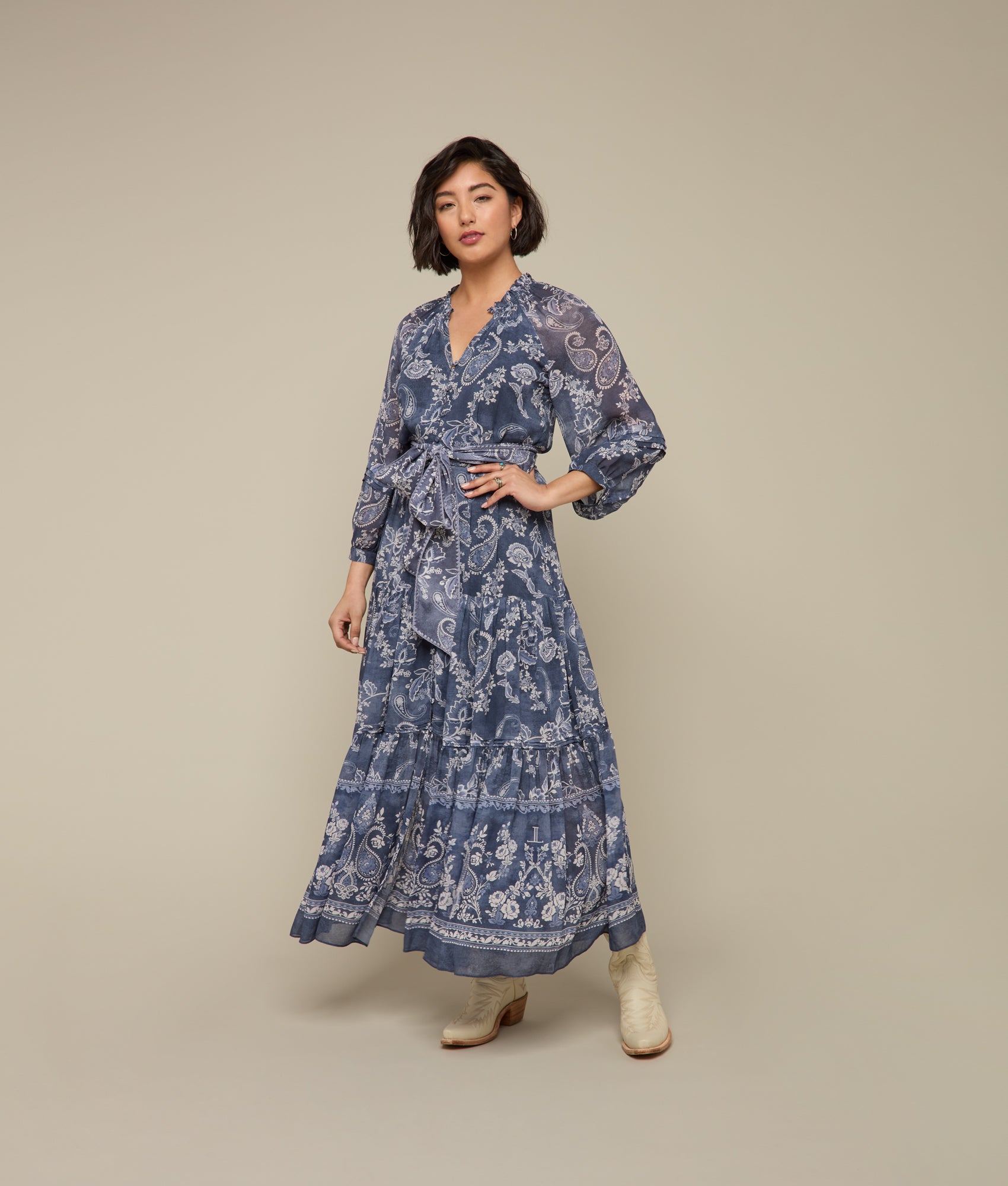 Iris Dress :: Blue Multi - Image 2