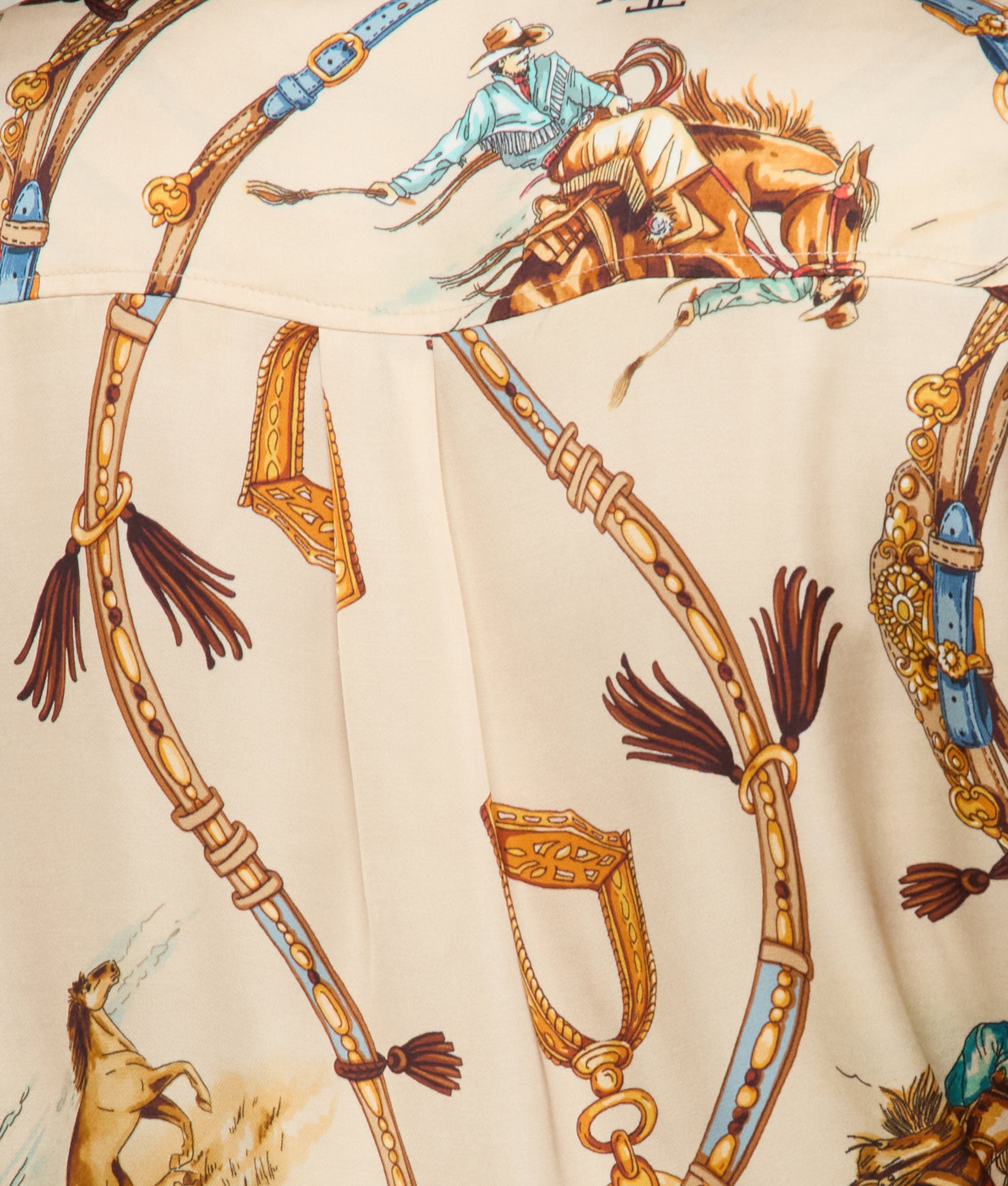 Carolina Blouse :: Cream/Multi - Image 5