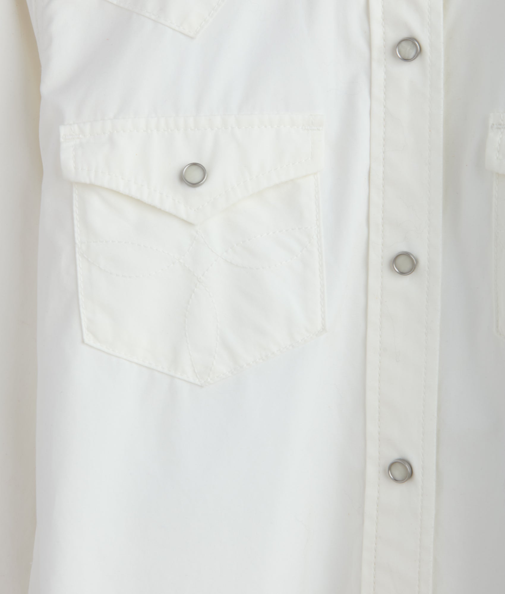 Reese Women's Snap Shirt :: Blanco - Image 7