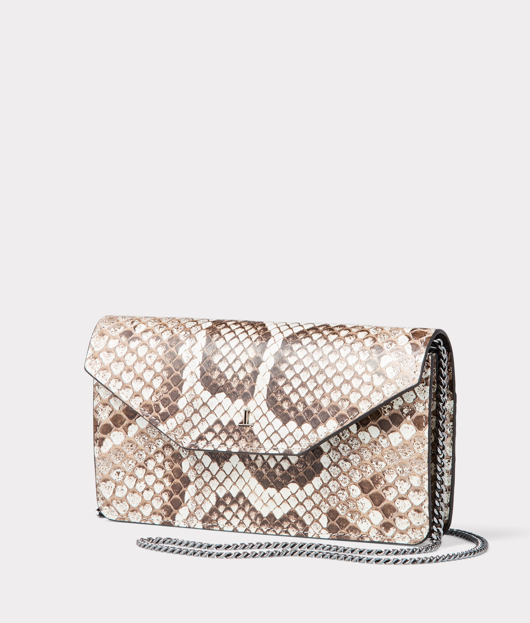 Long Exotic Wallet On A Chain :: Natural - Image 2