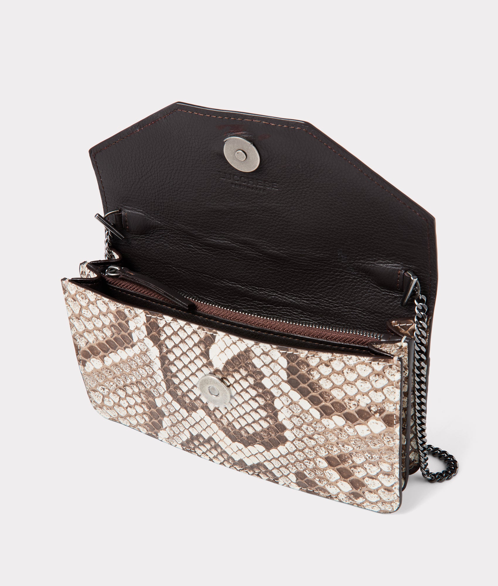 Long Exotic Wallet On A Chain :: Natural - Image 7