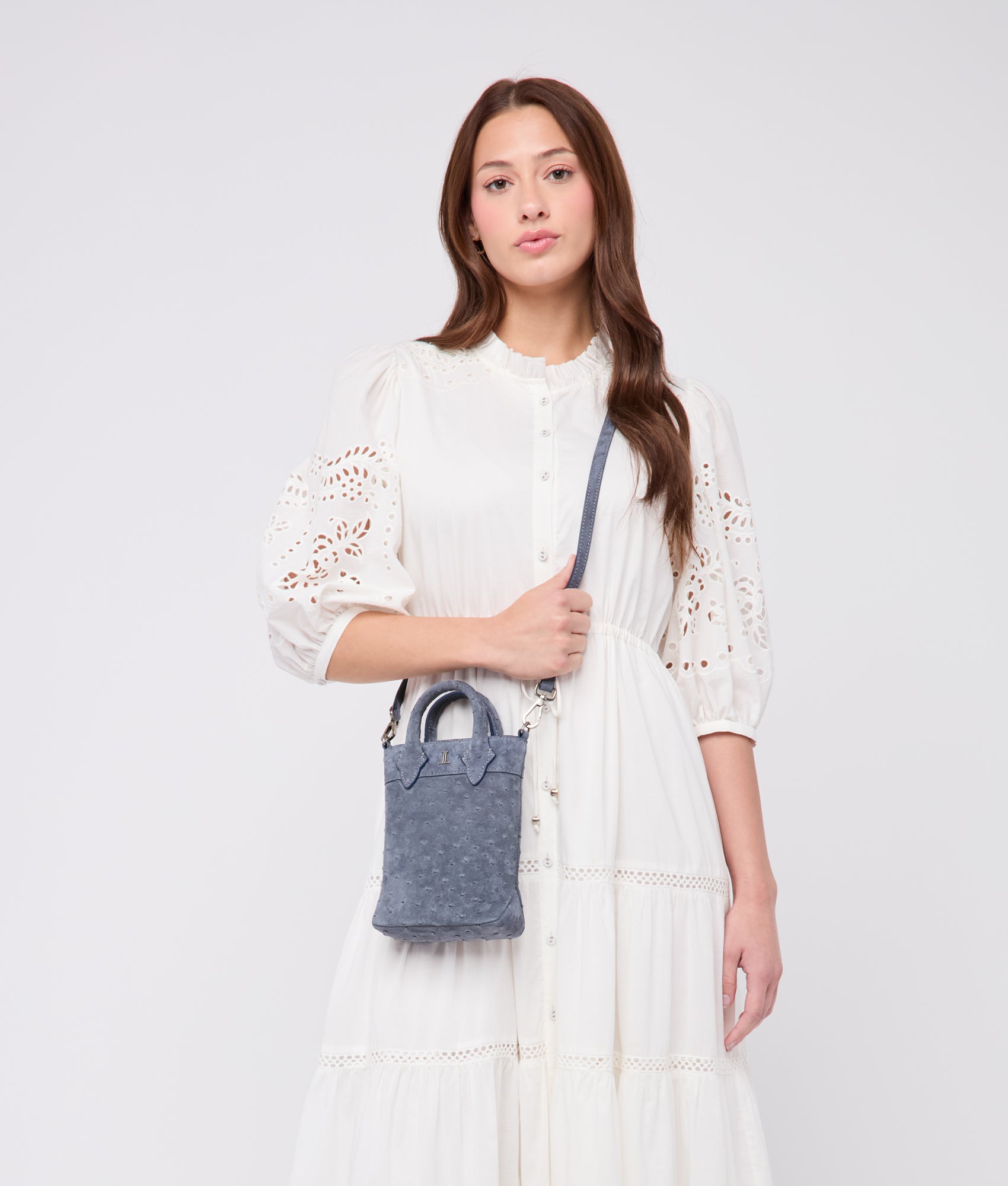 Mini Lola Exotic Shopper :: Storm Blue - Image 9