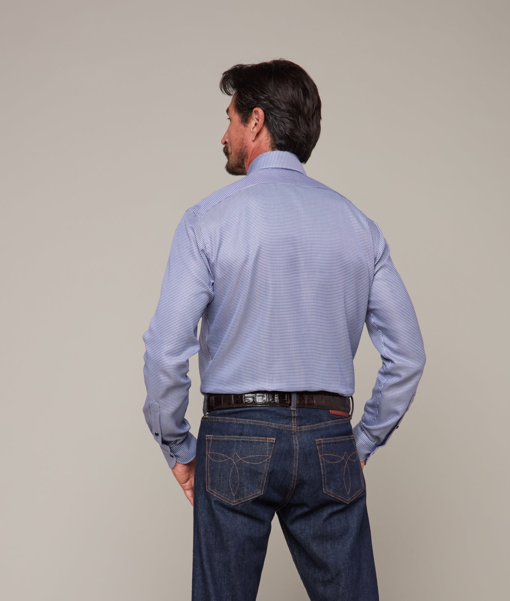 Santa Barbara :: Navy/White Plaid - Image 4