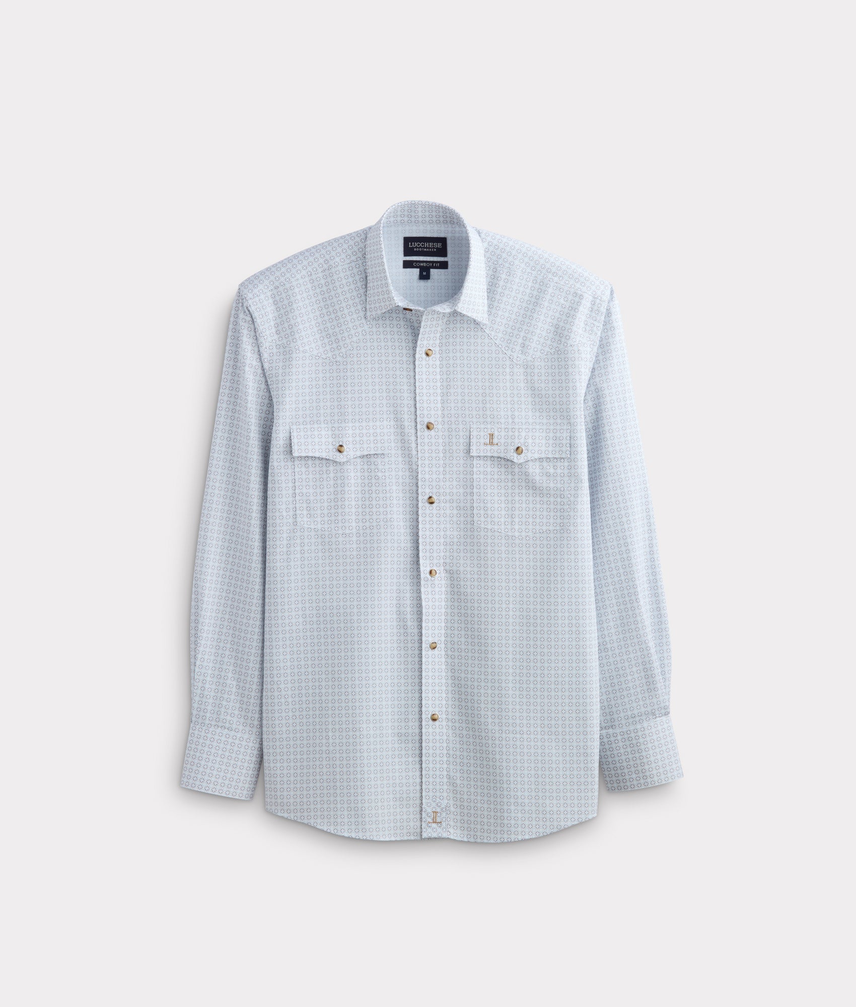 El Paso Print :: Gold/White/Navy Multi