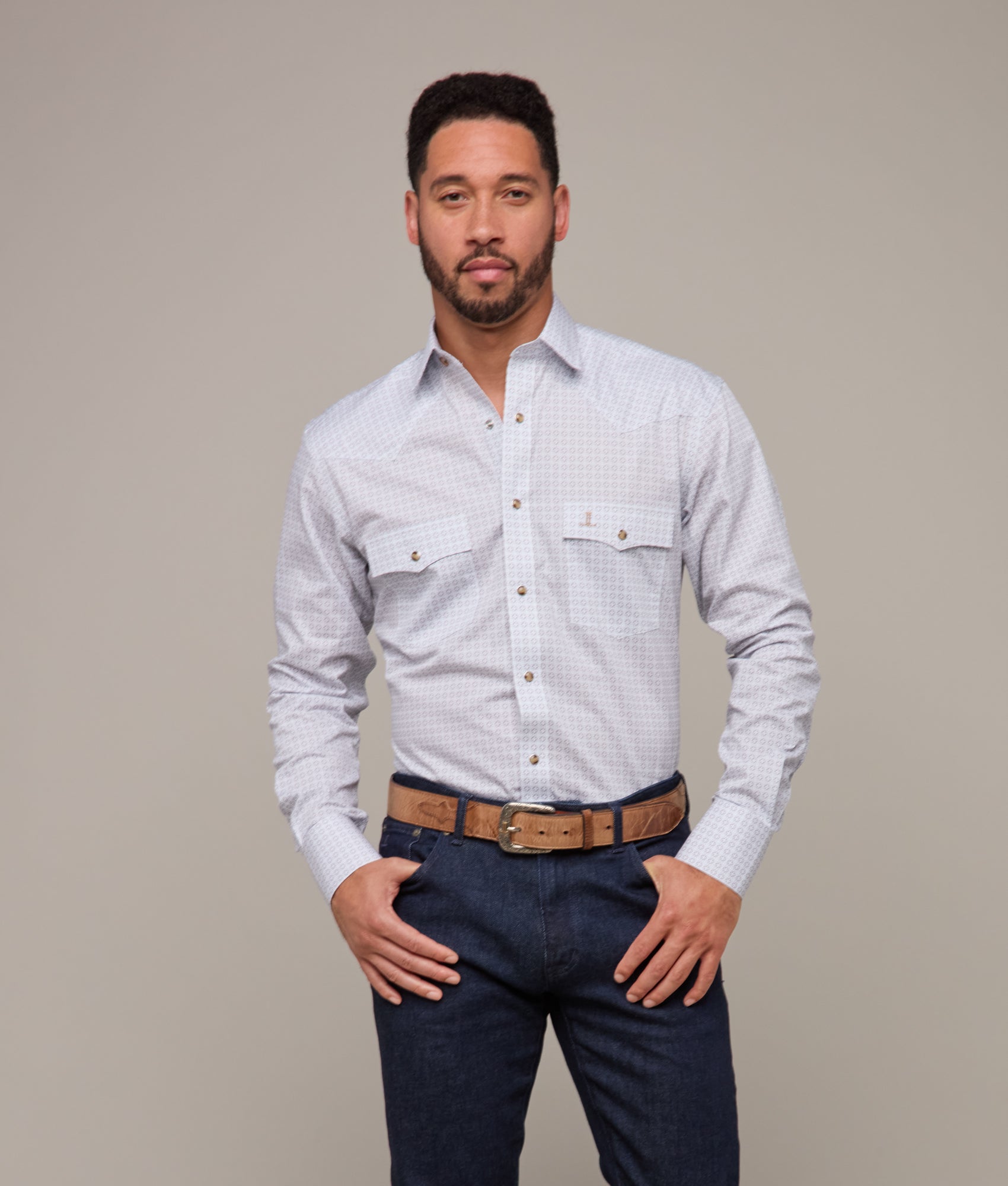 El Paso Print :: Gold/White/Navy Multi - Image 9