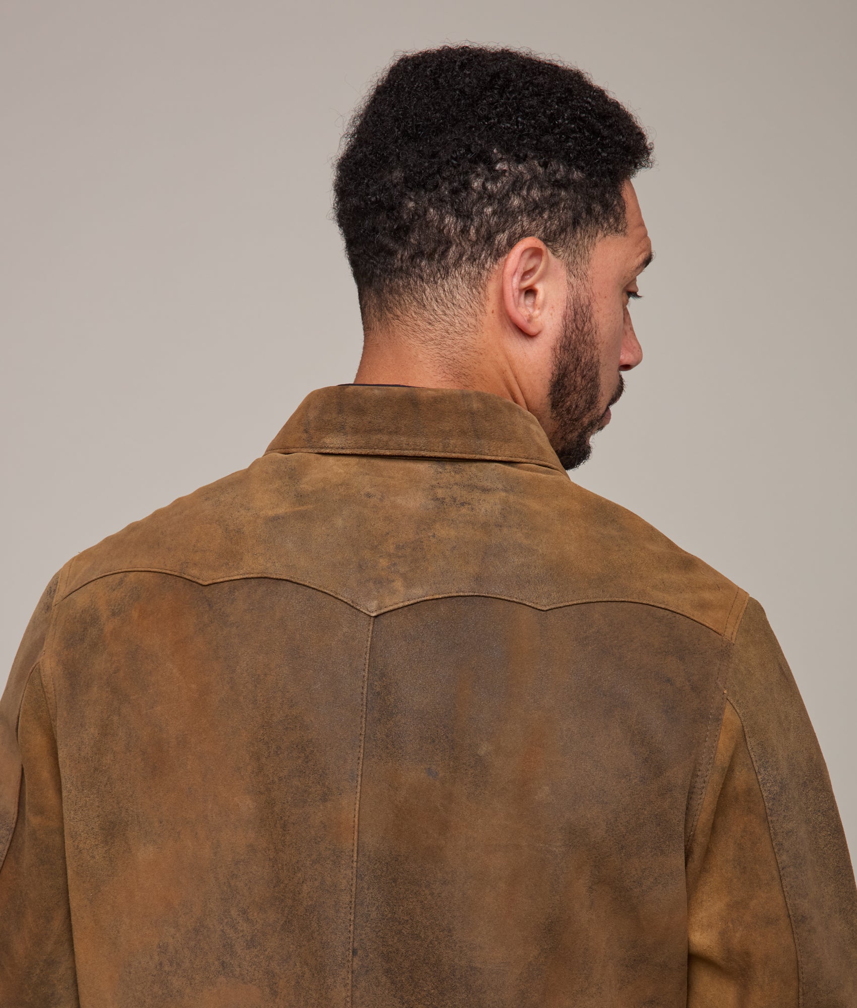 Colt Leather Shacket :: Mocha - Image 7