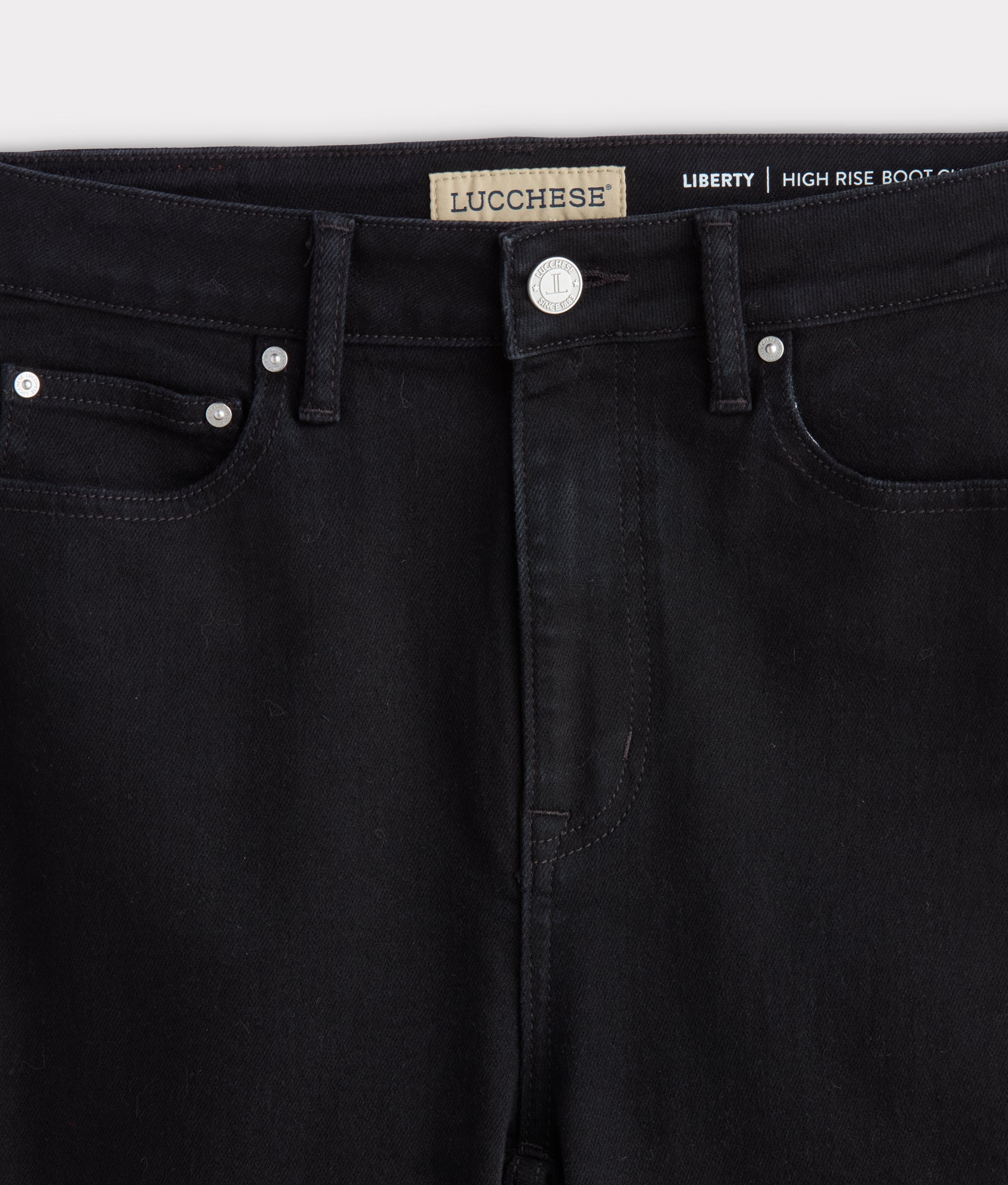 Liberty High-Rise Bootcut Jean :: Black Beauty - Image 10