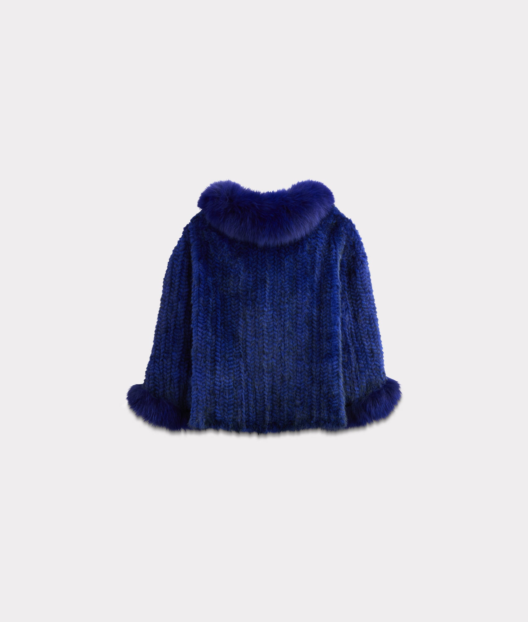 Royale Fur Cape :: Royal Blue - Image 6
