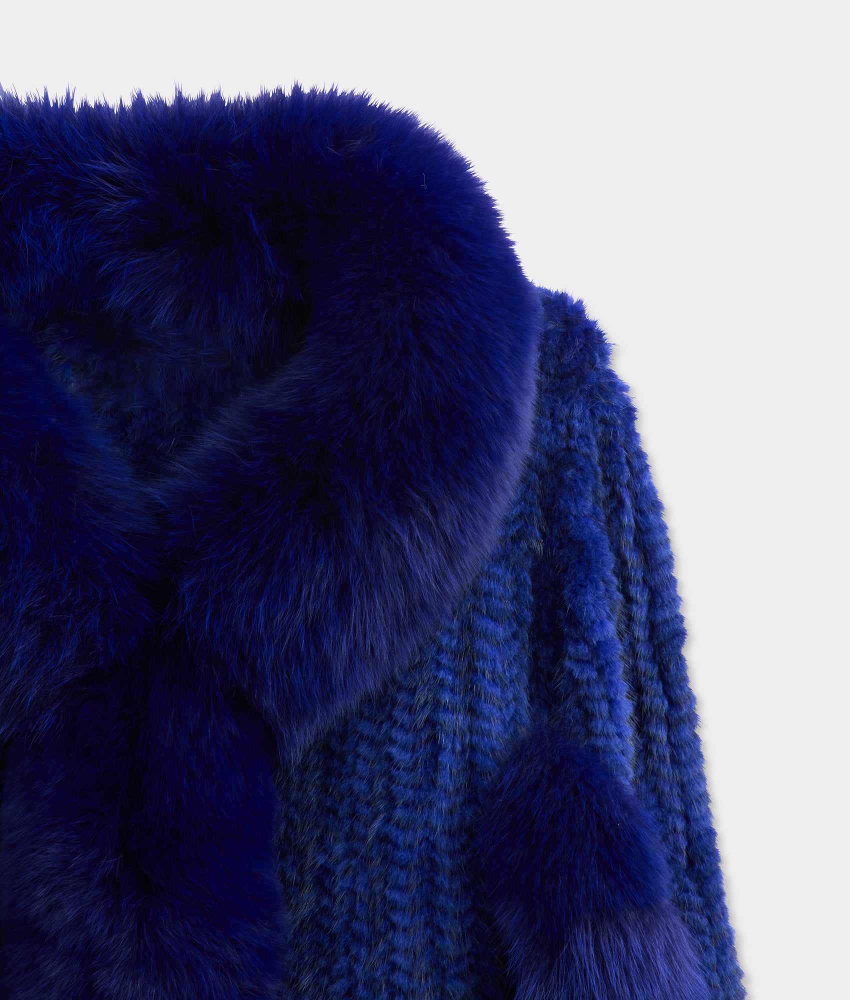 Royale Fur Cape :: Royal Blue - Image 5