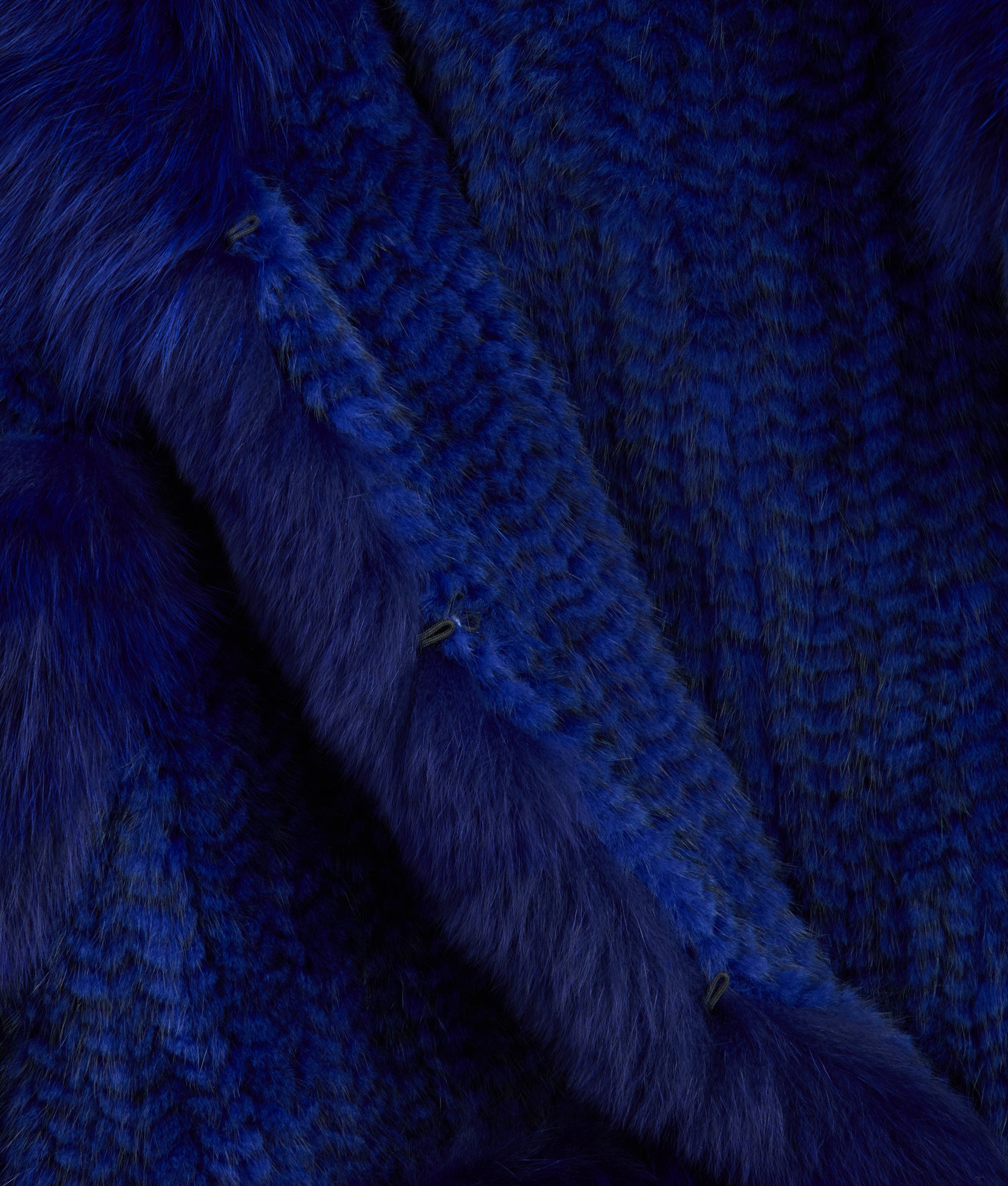 Royale Fur Cape :: Royal Blue - Image 11