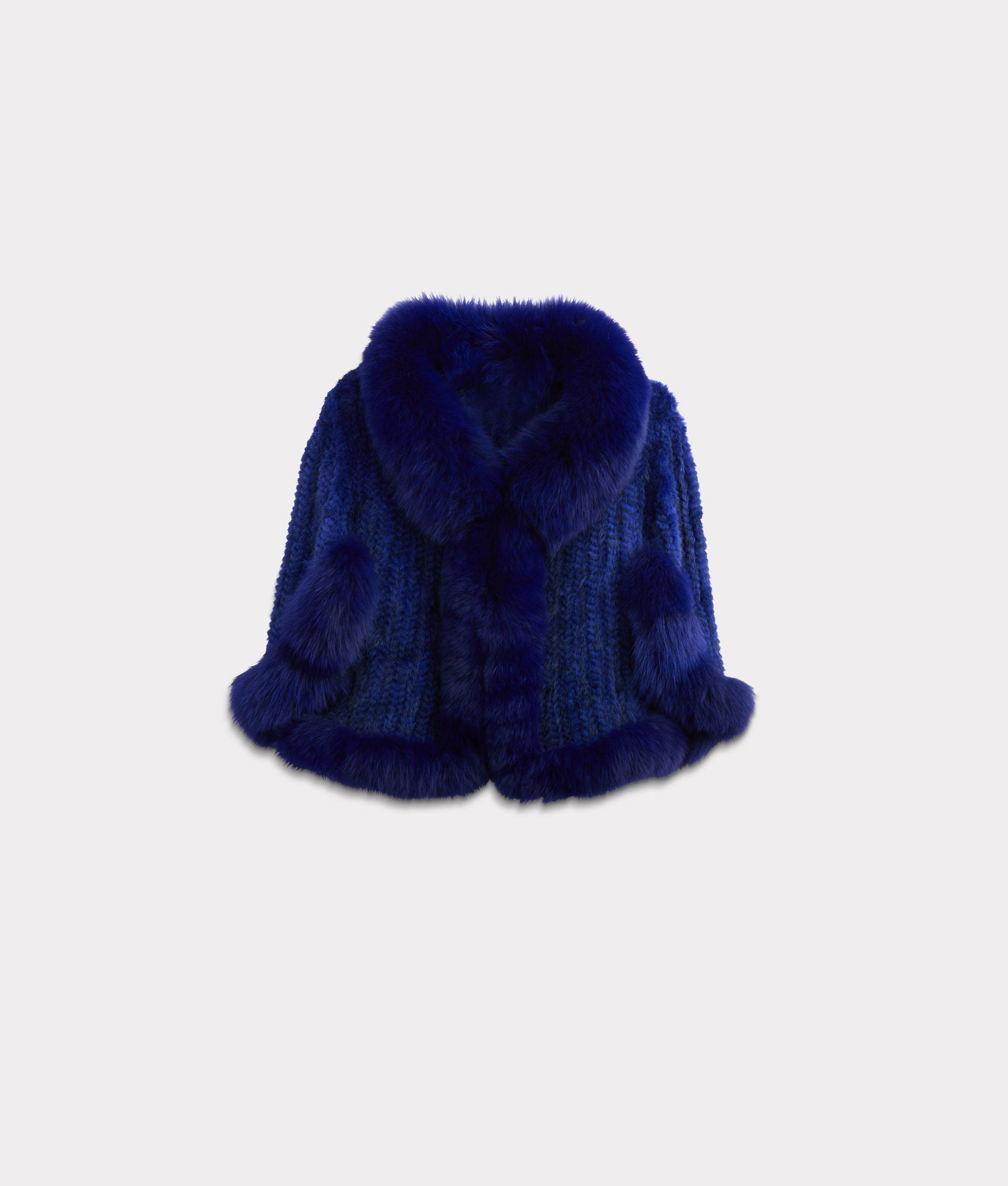 Royale Fur Cape :: Royal Blue - Image 4