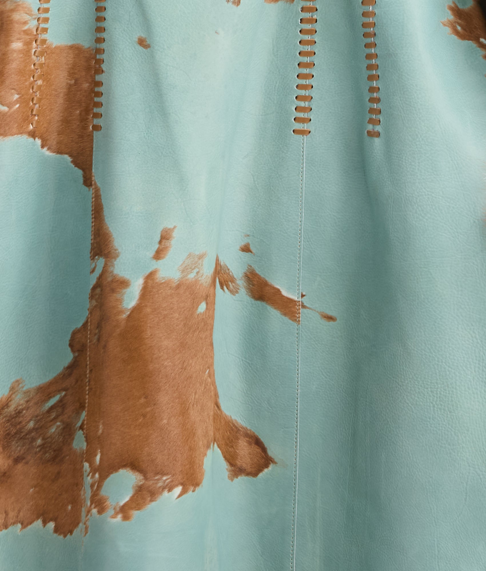 Calista Coat :: Turquoise/Brown - Image 13