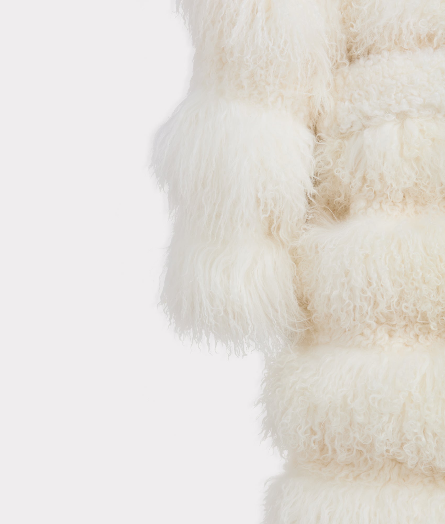 Anne Fur Coat :: White - Image 4
