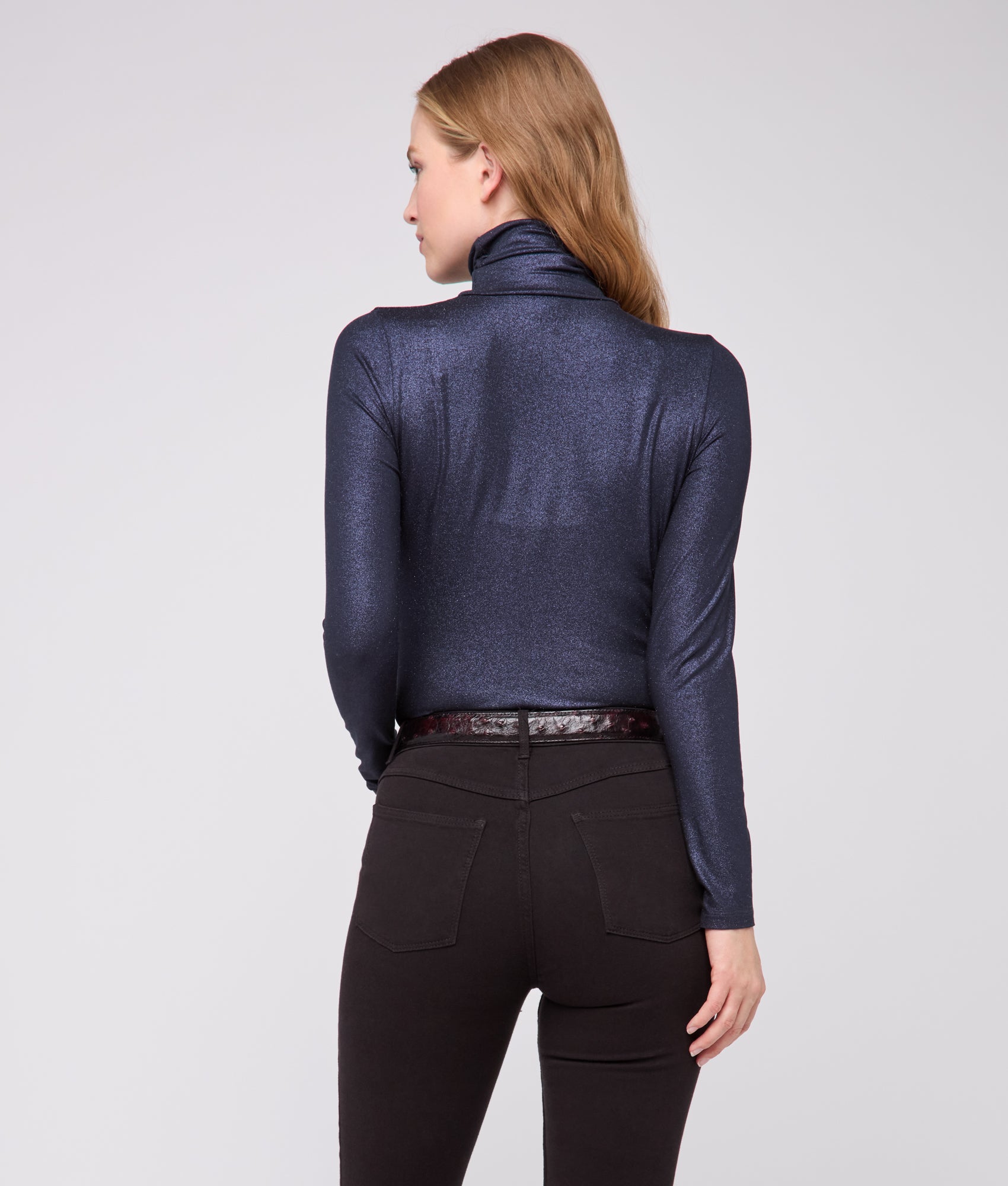 Aria Turtleneck :: Navy - Image 5