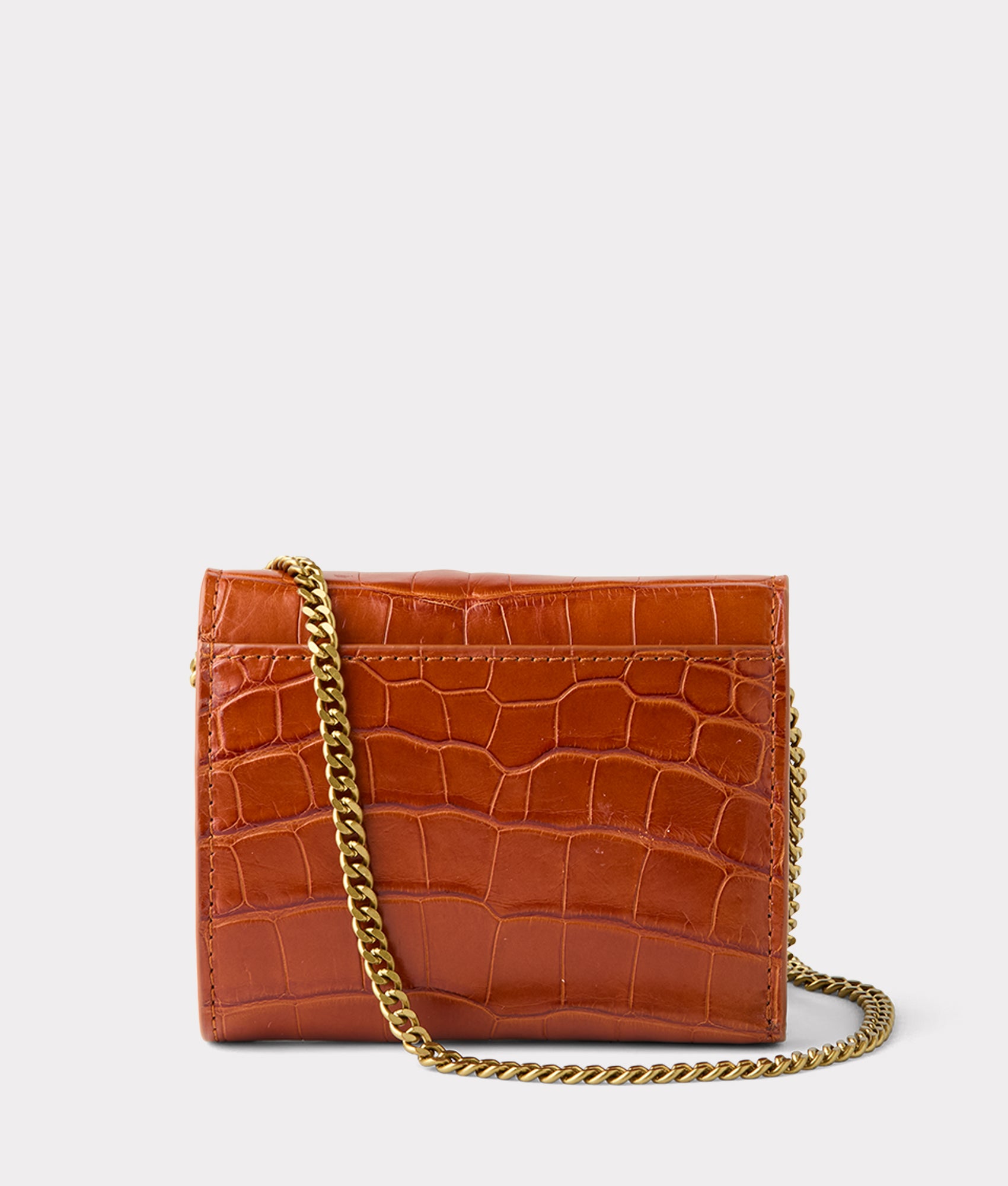 Short Exotic Wallet On A Chain :: Yellow - Image 4