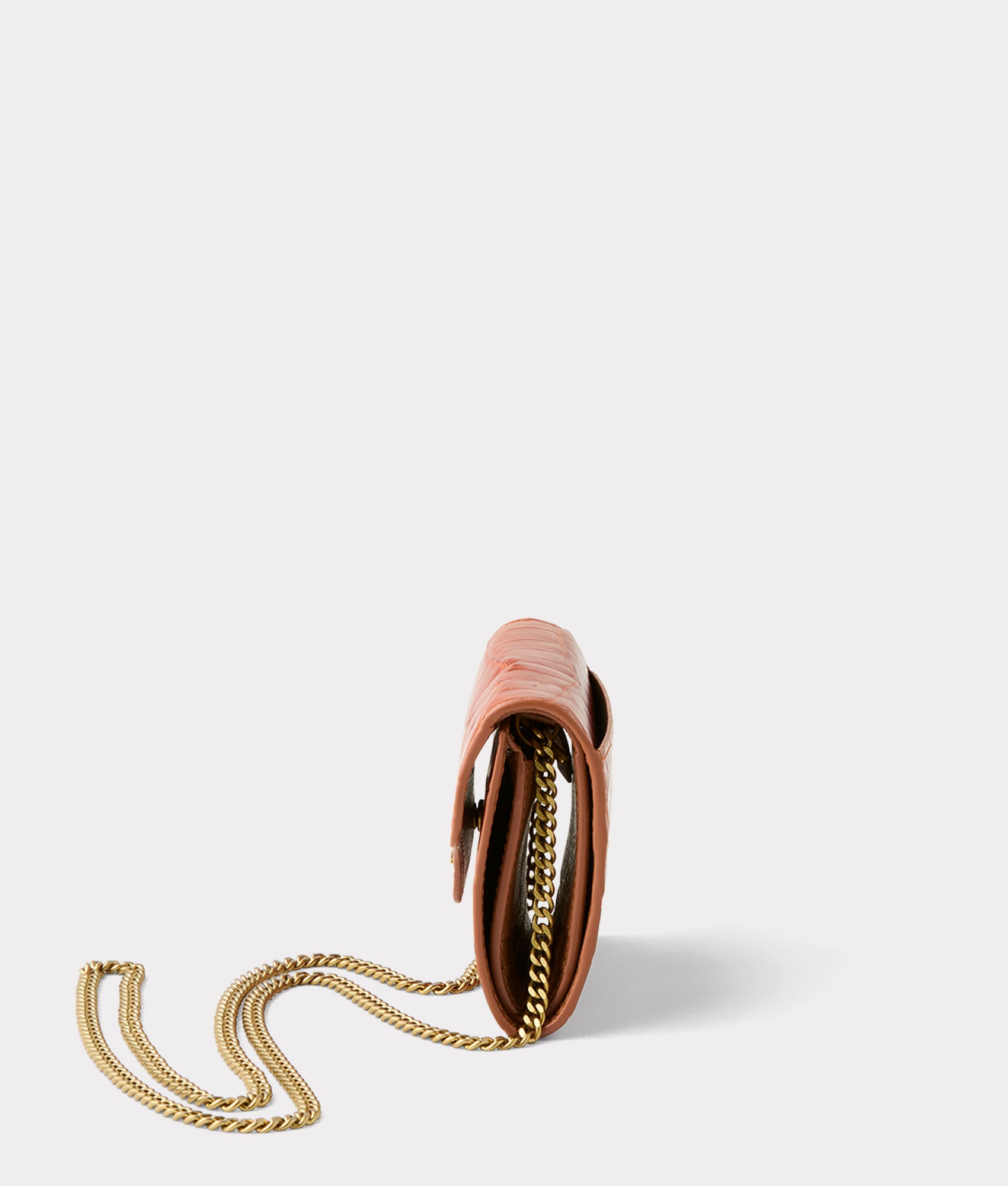 Short Exotic Wallet On A Chain :: Yellow - Image 3