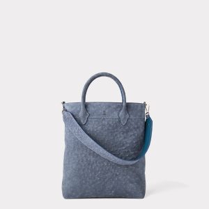 Large Lola Exotic Shopper :: Storm Blue