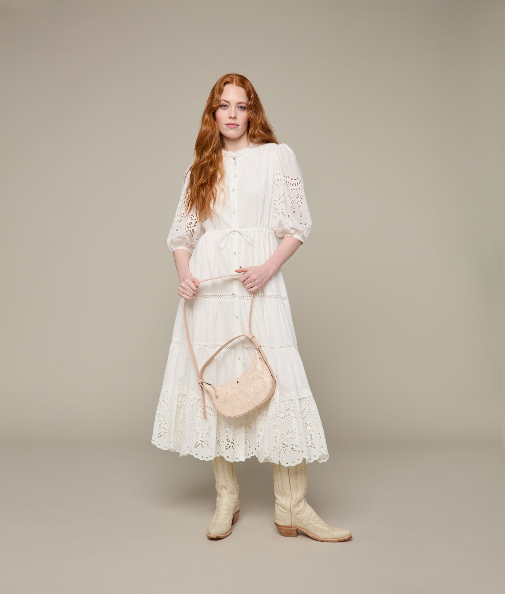 Intagliare Saddle Bag :: Blush - Image 12