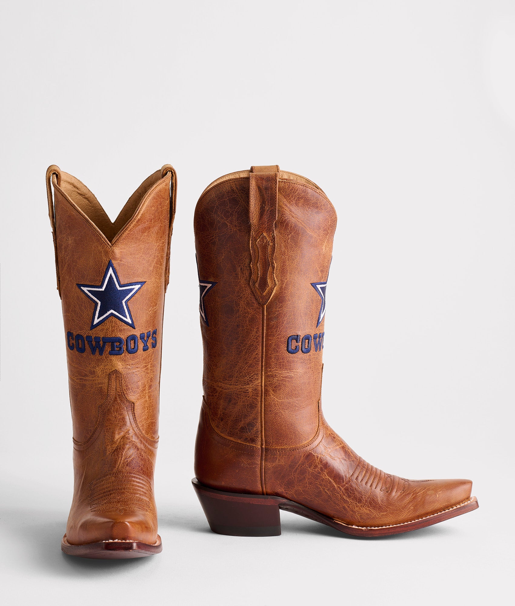 Women's Lucchese x Dallas Cowboys Victory :: Tan - Image 2