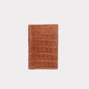 Bifold Wallet ?C Crocodile ::  Cognac