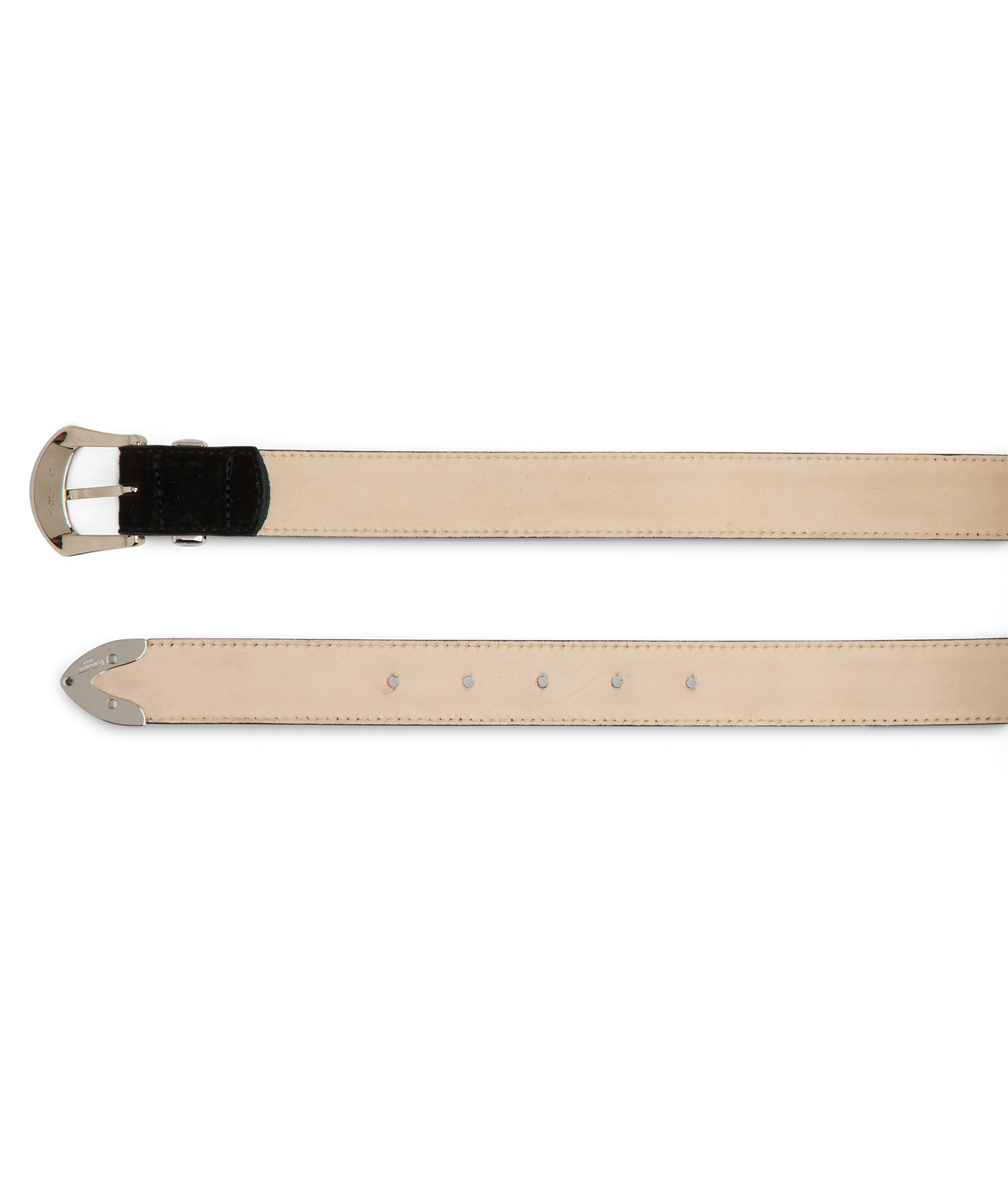 Italian 3 Piece Belt :: Black - Image 5