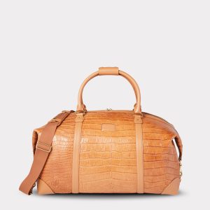 Giant Gator Duffle - Large :: Cognac/Kanga Tobac