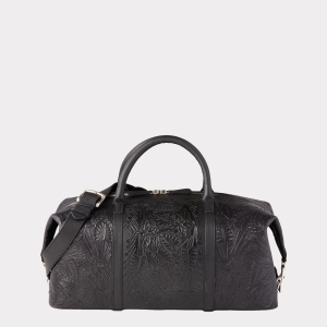 Hand-Tooled Duffle :: Black