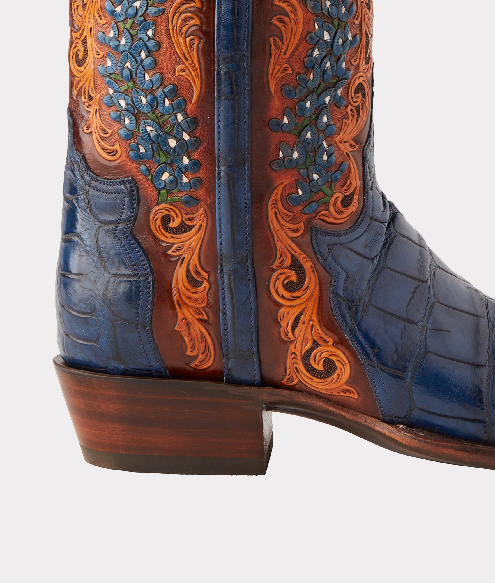 Men's Bluebonnet 140th Anniversary Boot :: Cavalry Blue - Image 10
