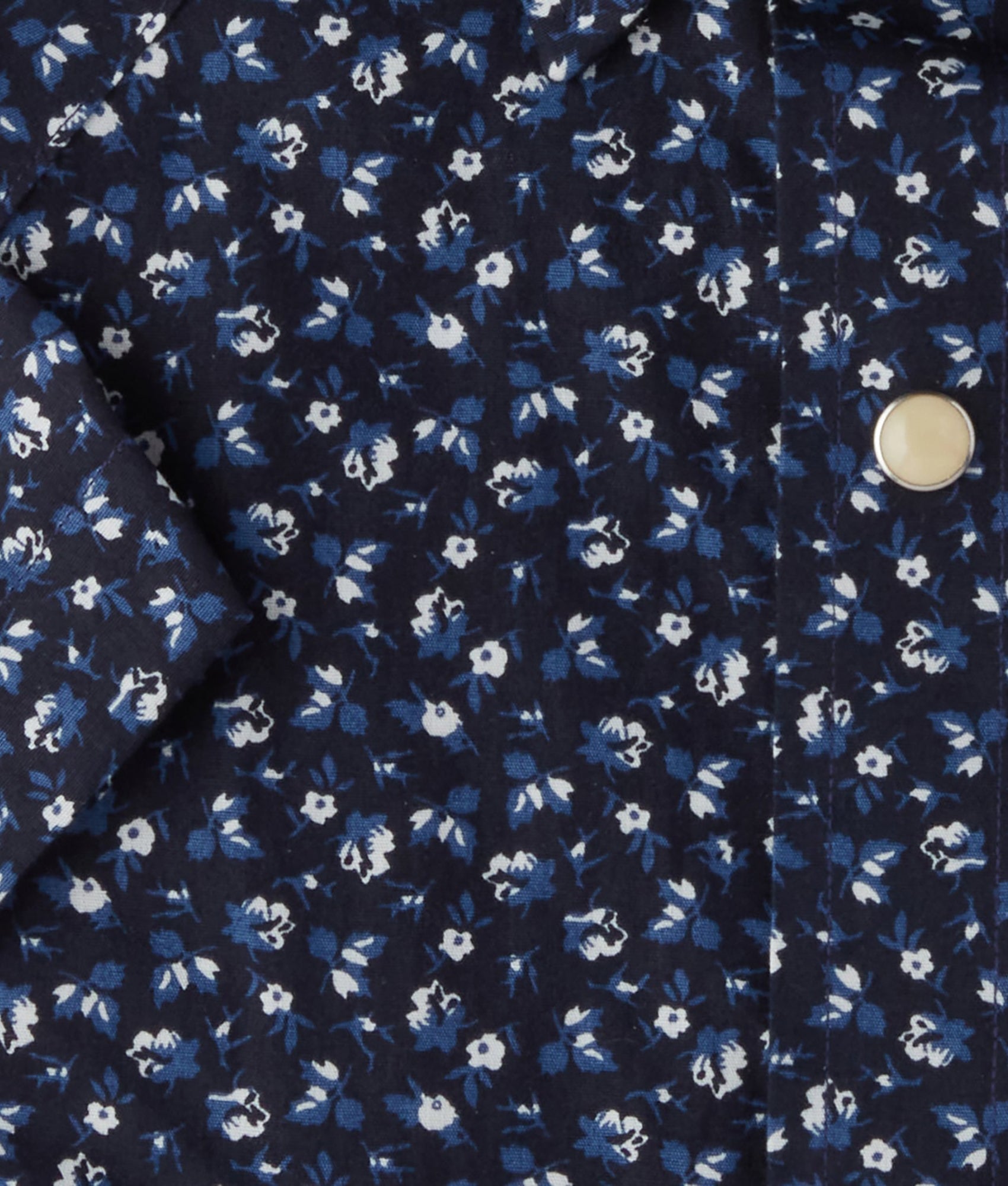 Austin Classic Fit :: Blue On Navy Floral Print - Image 8