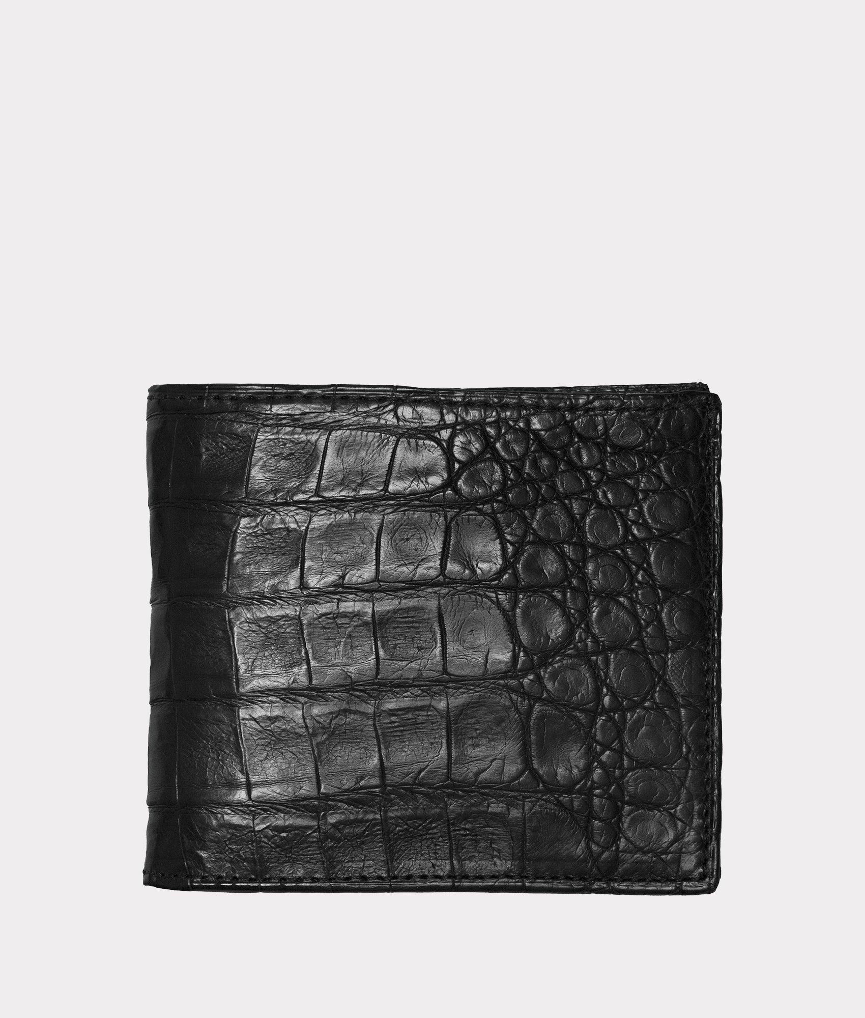Hipster Wallet ?C Crocodile :: Black - Image 3