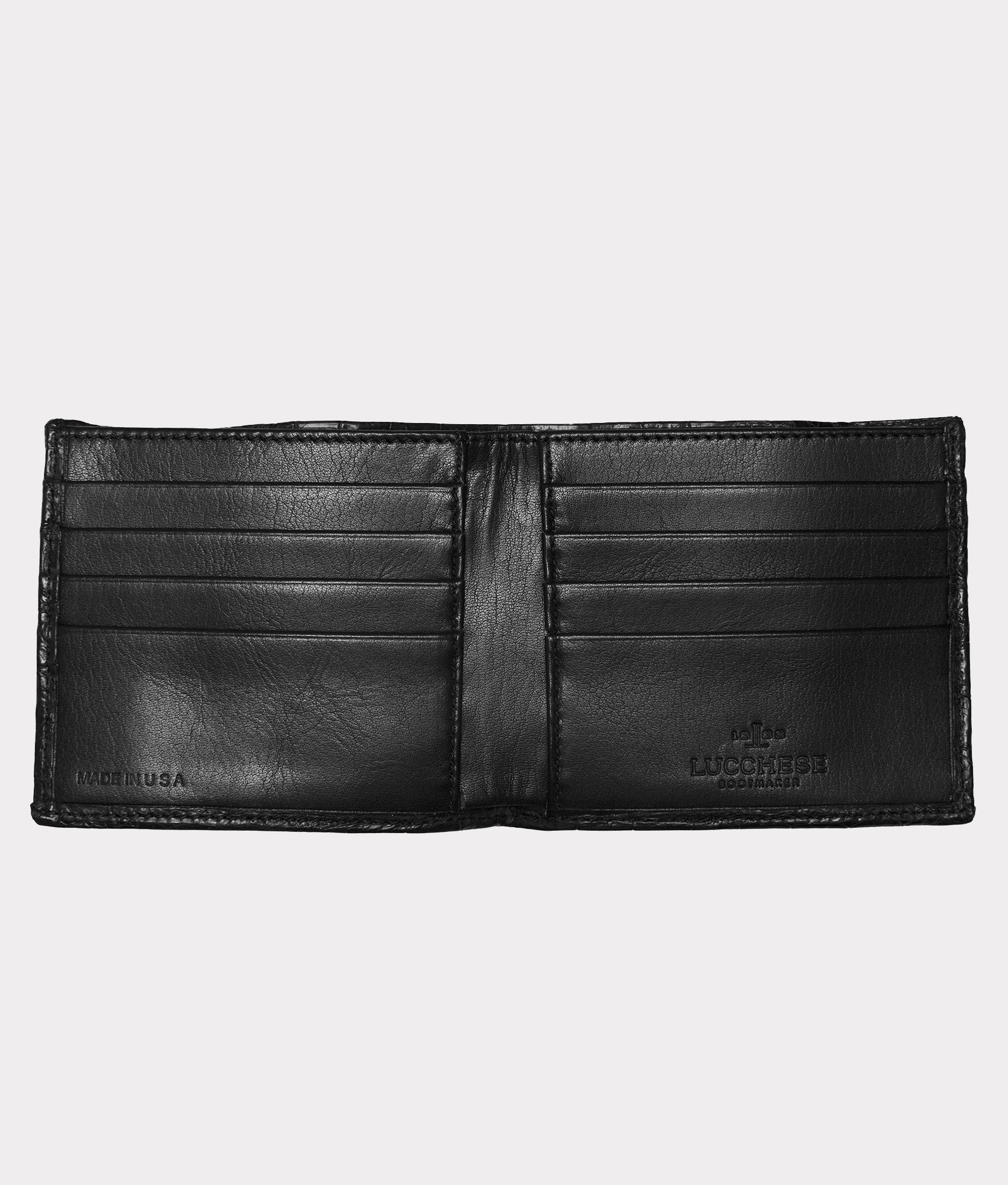 Hipster Wallet ?C Crocodile :: Black - Image 2